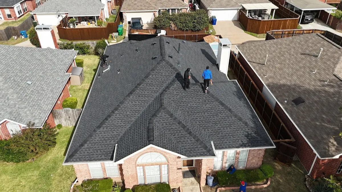 Commercial Roofing work in progress on a Red Hill property